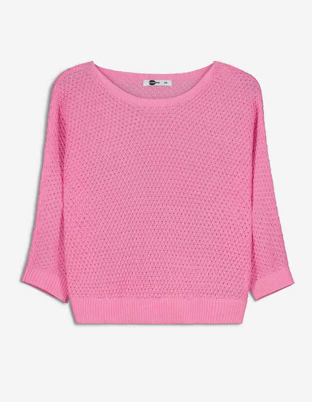 Damen Pullover - Lochstrick