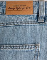 Jeans - Strasssteine - hellblau