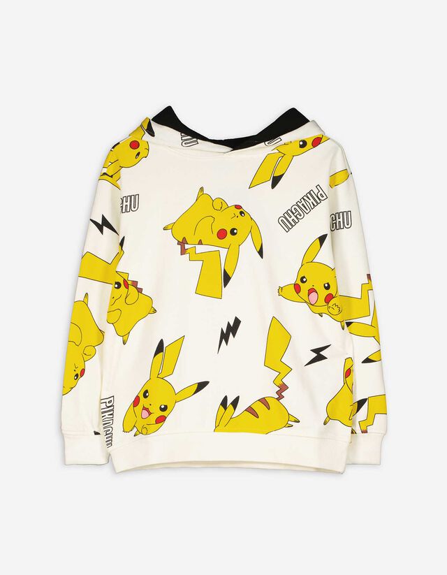 Kapucnis felső - Pikachu - feher