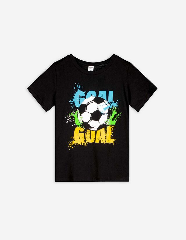 T-shirt - nadruk - czarny