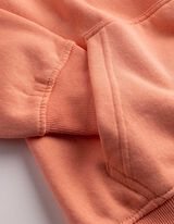 Trikotažinis megztinis - Gaubtas - oranzinis