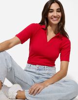 Polo mar&scaron;kinėliai - Medvilnės mi&scaron;inys - raudonas