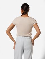 Tričko - Třpytiv&yacute; potisk - B&eacute;žov&aacute;