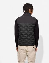 Weste - Geometrisches Muster - schwarz