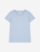 T-shirt - Percentuale di tessuto elasticizzato - celeste