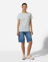 T-shirt - Borduursels - Lichtblauw