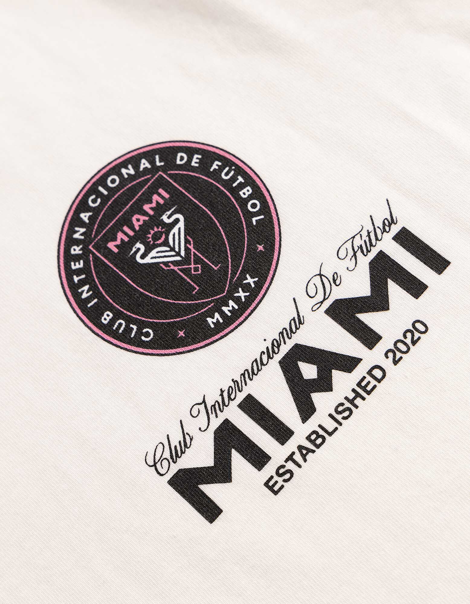 T-shirt - Inter Miami - Blanc cass&eacute;