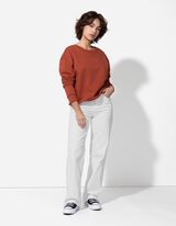 Džinsai - Tiesaus kirpimo - baltas