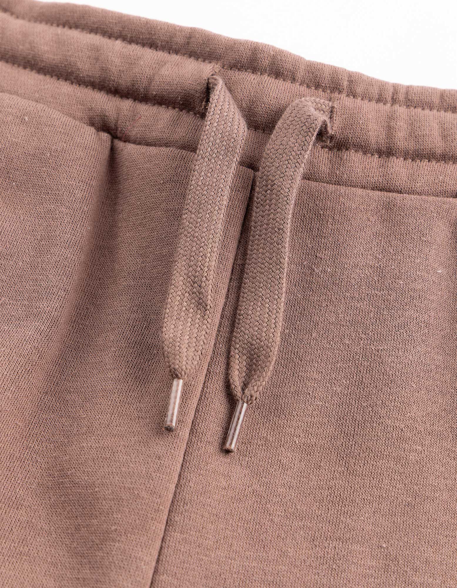 Joggingov&eacute; kalhoty - &Scaron;irok&eacute; nohavice - hneda