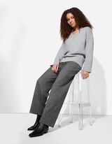 Kelnės - Platūs - tamsiai pilkas