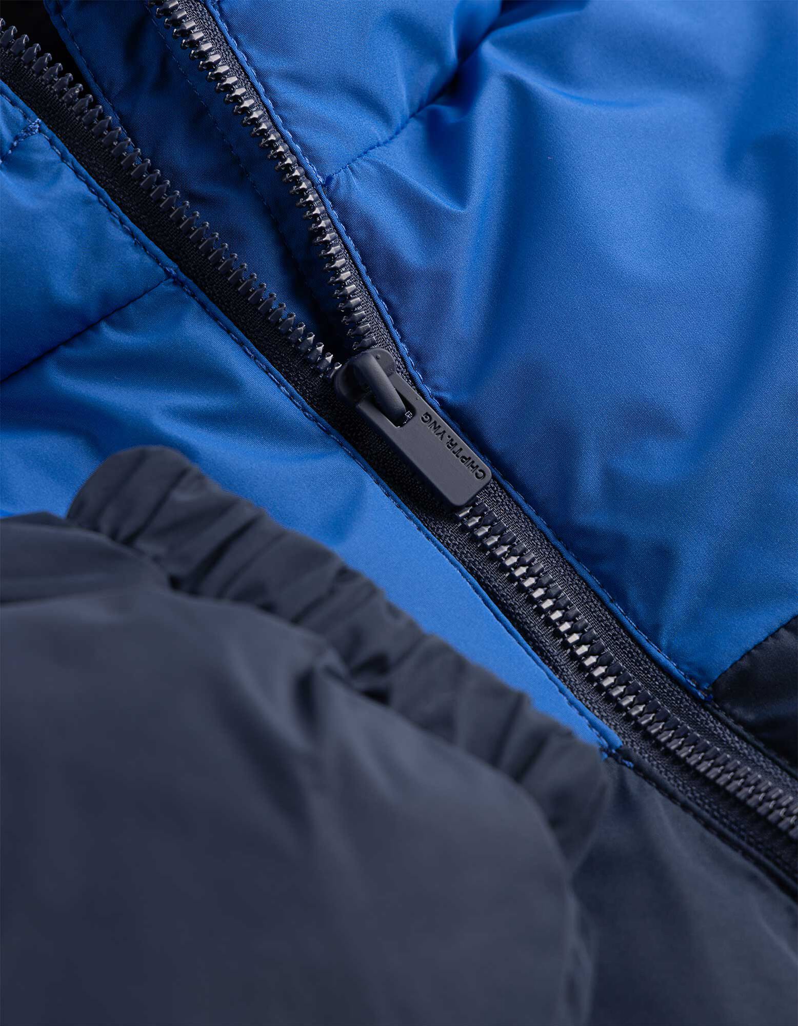 Jacke - gemustert - Dunkelblau