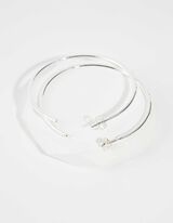 Oorbellen - Siersteentjes - zilver