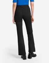 Trapéznadrág - LENZING™ ECOVERO™ - fekete