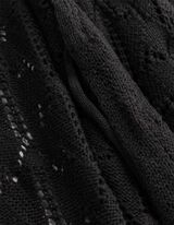 Cardigan - Baumwoll-Mix - schwarz