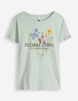 T-Shirt - Frontprint - gr&uuml;n