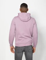 Mikina s kapucňou - Zmes bavlny - ruzova