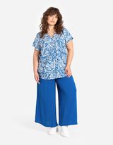 Bluza - LENZING&trade; ECOVERO&trade; - plava