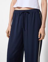 Hose - Wide Fit - dunkelblau