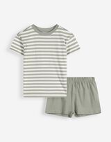 Pyžamov&yacute; set mikiny a kalhot - Proužky - b&iacute;l&aacute;