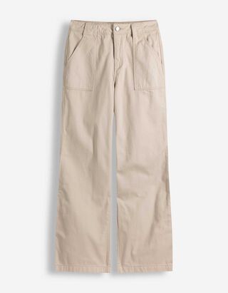 Pantalon - Coupe Wide Fit - blanc