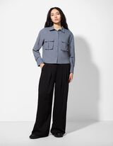 Bluse - Polyester - hellblau