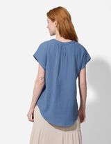Blouse - Mousseline - Bleu clair
