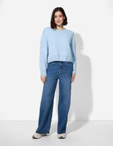Jeans - Wide Fit - blu