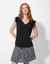 Topp - viskoosi sisaldusega - must