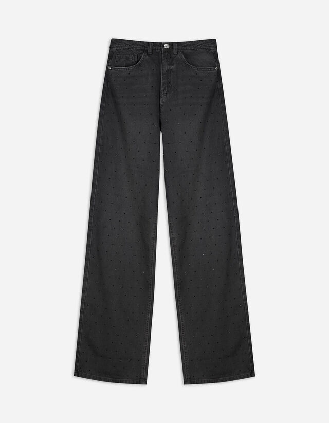 Jeans - Straight Fit - schwarz