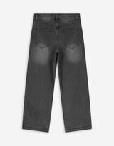 Farmernadrág - Bő fazon - fekete