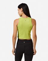 Cropped Top - Nahtlos - Lime