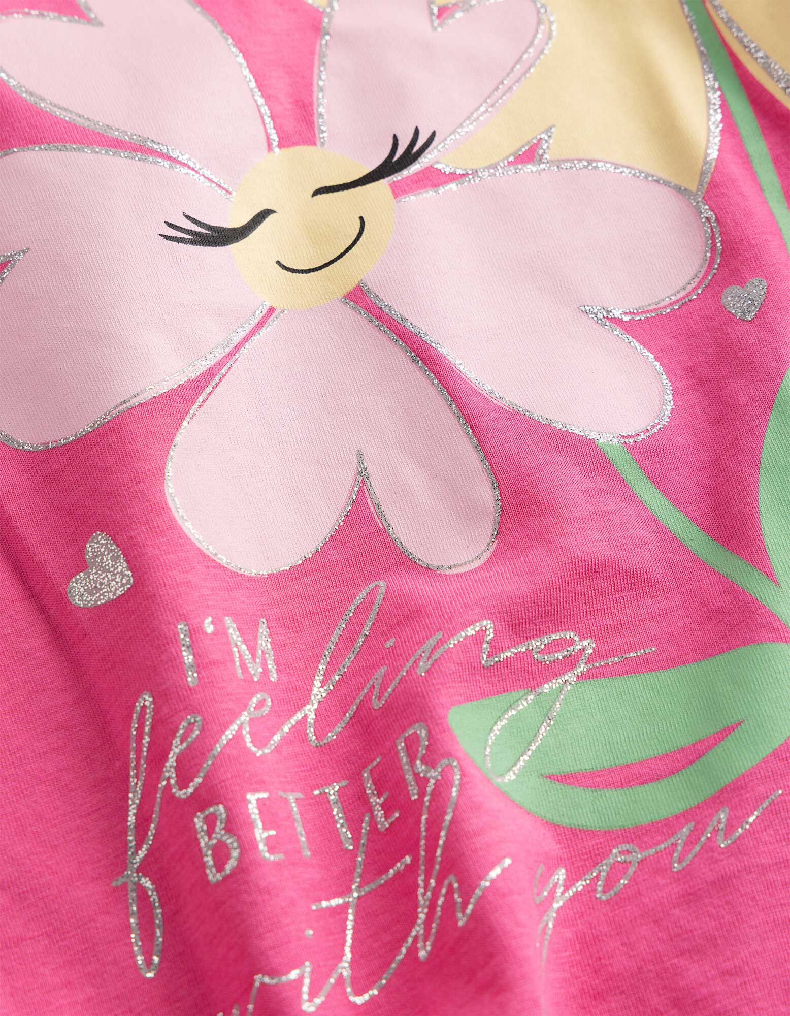 T-shirt - Impression avant - rose