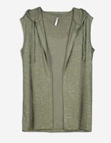 Damen Cardigan - Kapuze