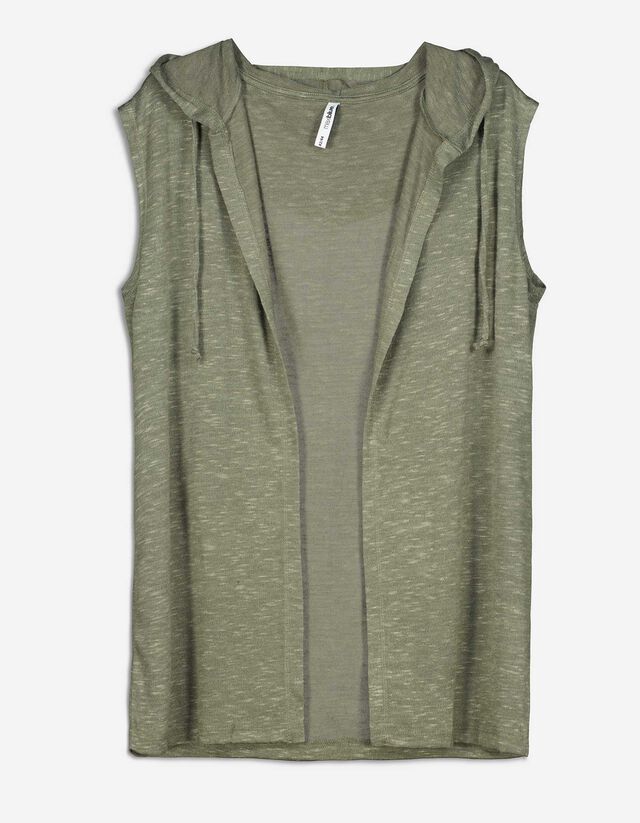 Damen Cardigan - Kapuze