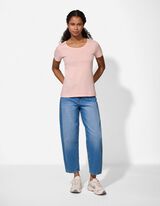 T-Shirt - Stretchanteil - rosa