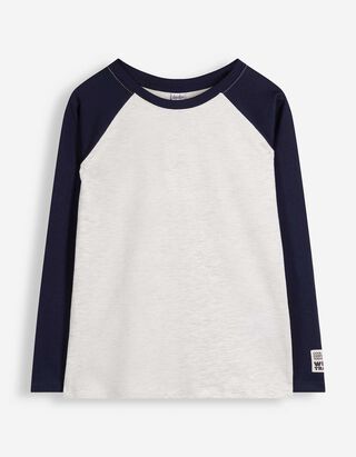 Langarmshirt - Basic - Dunkelblau