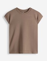 T-Shirt - Modal-Anteil - braun