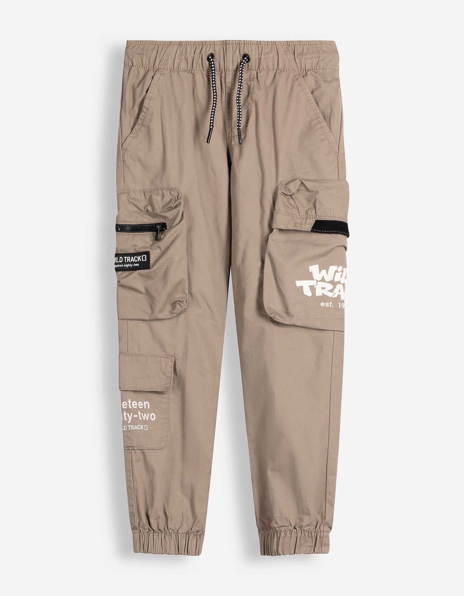 Cargo broek - Effen - Taupe