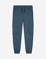 Cargohose - Jersey - dunkelblau