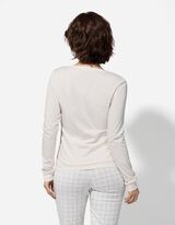 Haut de pyjama - Inscription - blanc