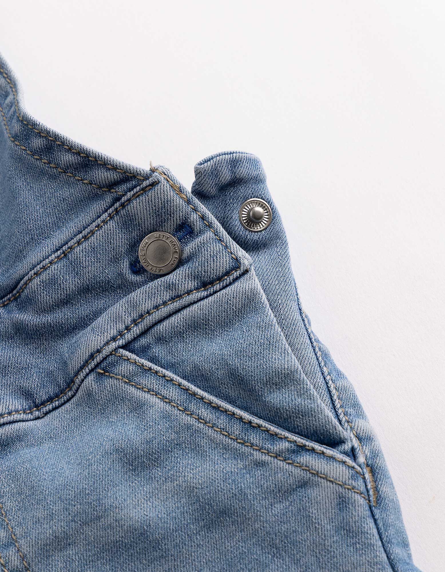 Kalhoty s laclem - světle modr&yacute; denim - Světle modr&aacute;