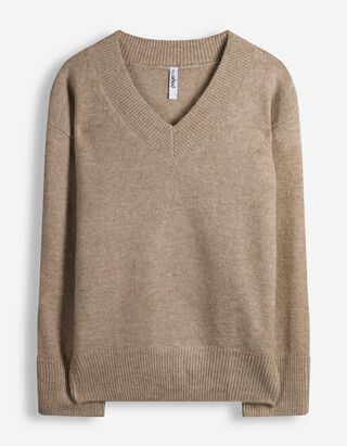 Pullover - Oversized Fit - Beige