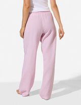 Pantalon de pyjama - Viscose m&eacute;lang&eacute;e - rose