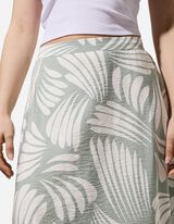 Gonna - Stampa allover - turchese