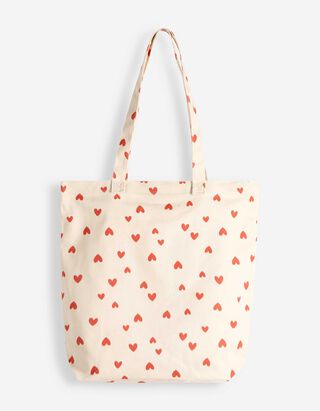 Beuteltasche - Herzen - rot