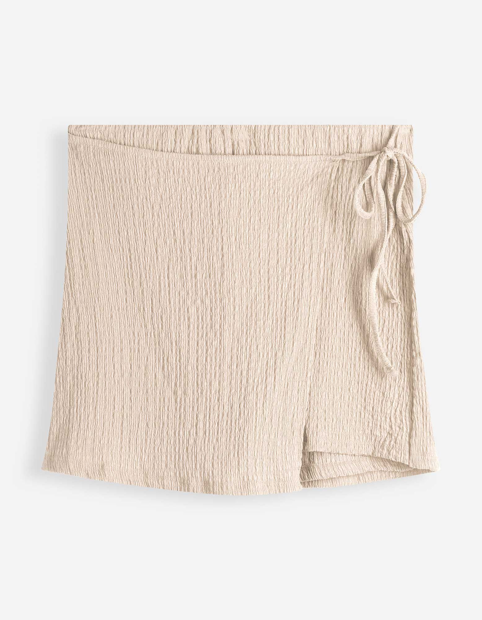 Rok - Vetersluiting - Beige