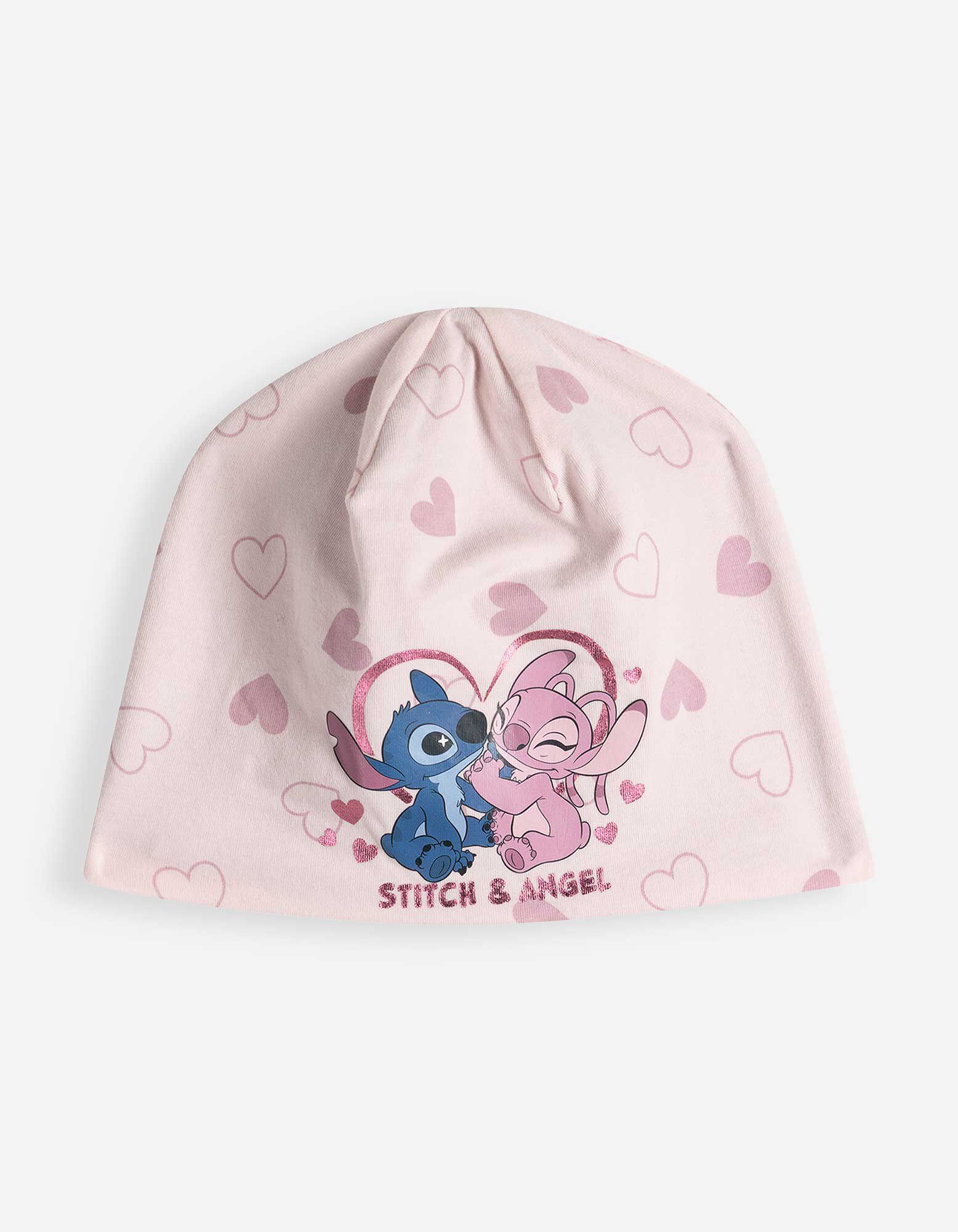 Čepice beanie - Lilo a Stitch - Růžov&aacute;