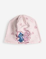 Čepice beanie - Lilo a Stitch - Růžov&aacute;