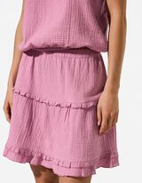 Skort - einfarbig - Rosa