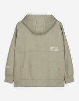 Felpa con cappuccio - Oversized Fit - verde